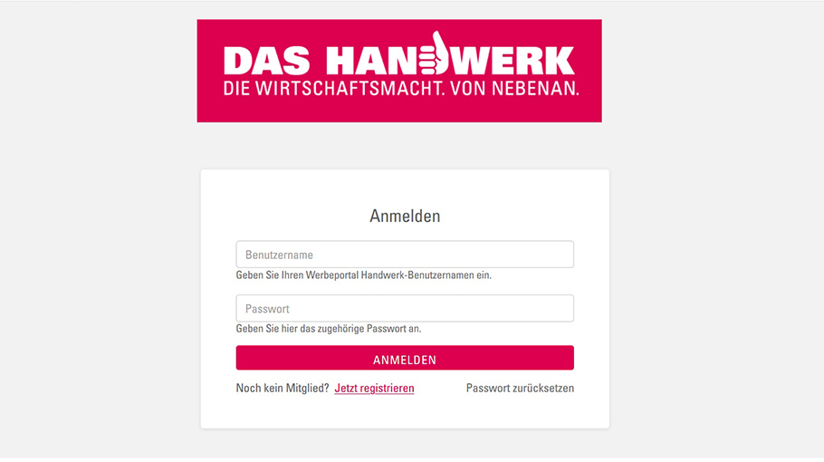 Das neue Werbeportal für Betriebe